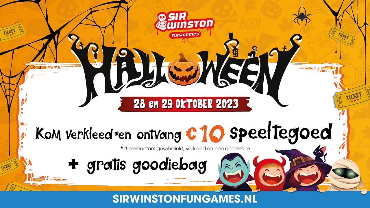 Halloween bij Sir Winston Fun & Games